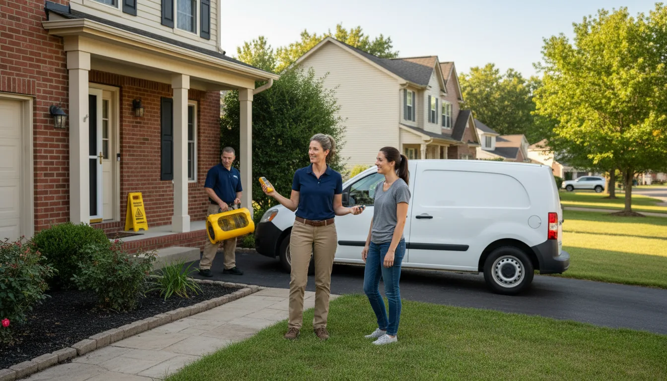 Water restoration image for Water Damage & Restoration Services in Vernon Center, MN